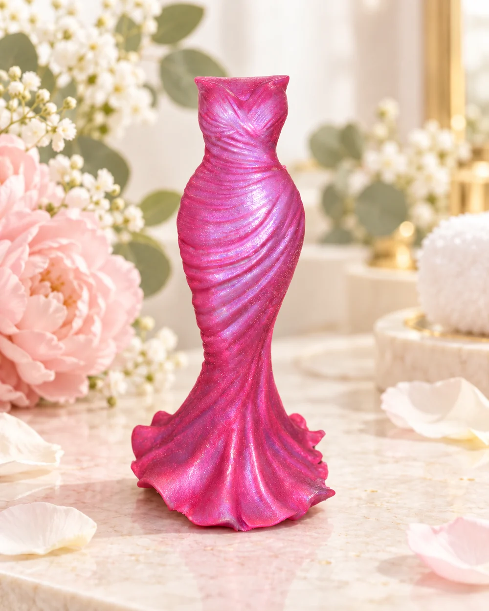 Cashmere Blush pink dress soap